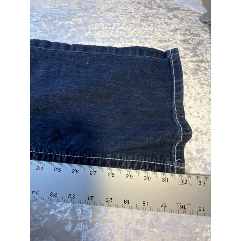 Ariat REAL Womens Jeans 32R 32x32 Marine Mid Rise Bootcut Western Cowgirl - Picture 10 of 11